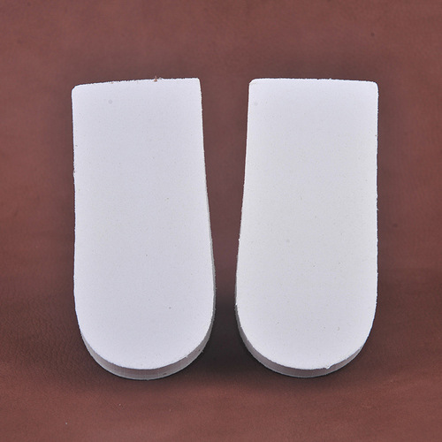 Cowhide half-size heightening insole for men and women invisible shock-absorbing, breathable, sweat-absorbing and deodorizing inner heightening insole 1-4cm