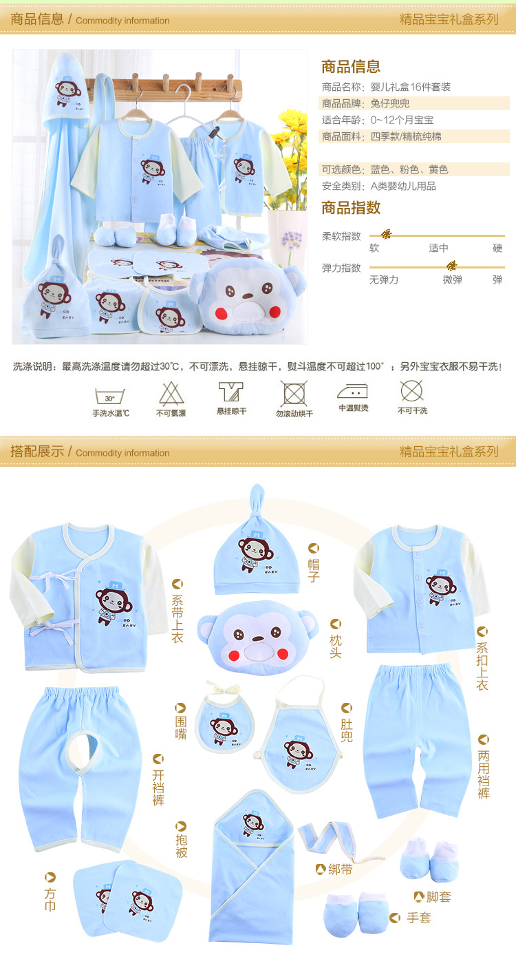 Coffret cadeau pour nouveau-né - Vêtements + Accessoires - Ref 1977188 Image 11