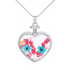 Accessory, sample, glossy necklace heart shaped, perfume, pendant, European style, Aliexpress