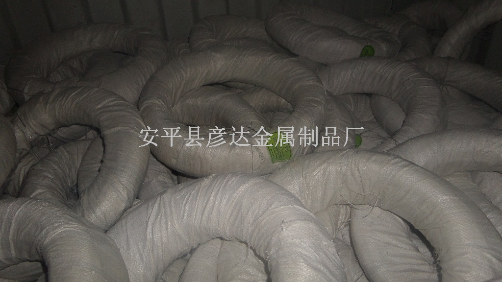 实体工厂库存低价镀锌丝18号BWG18铁丝25公斤內塑外编1.2mm镀钢丝