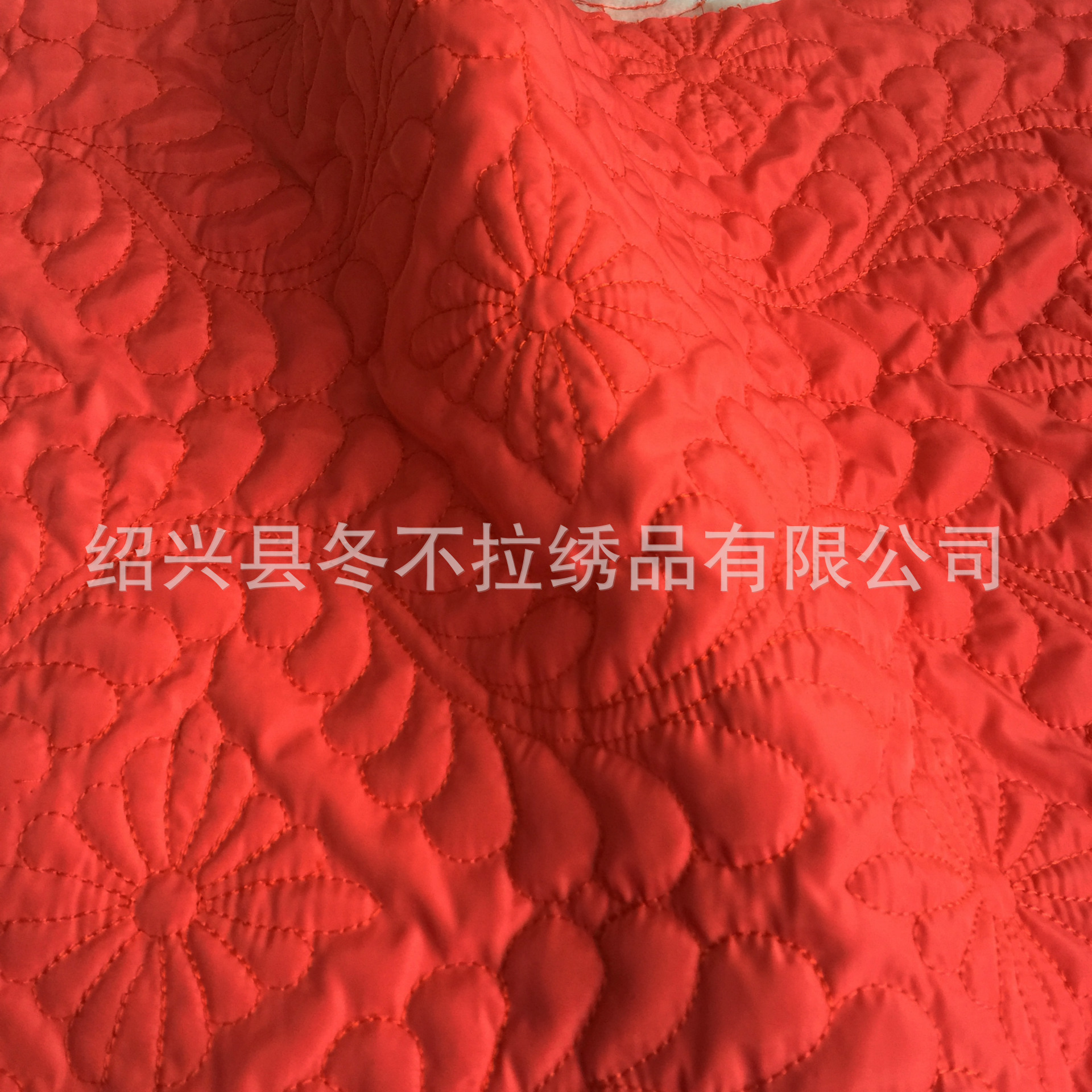 专业绗绣绍兴工厂 电脑多针绗缝被裥棉加工 绗棉压棉家纺面料