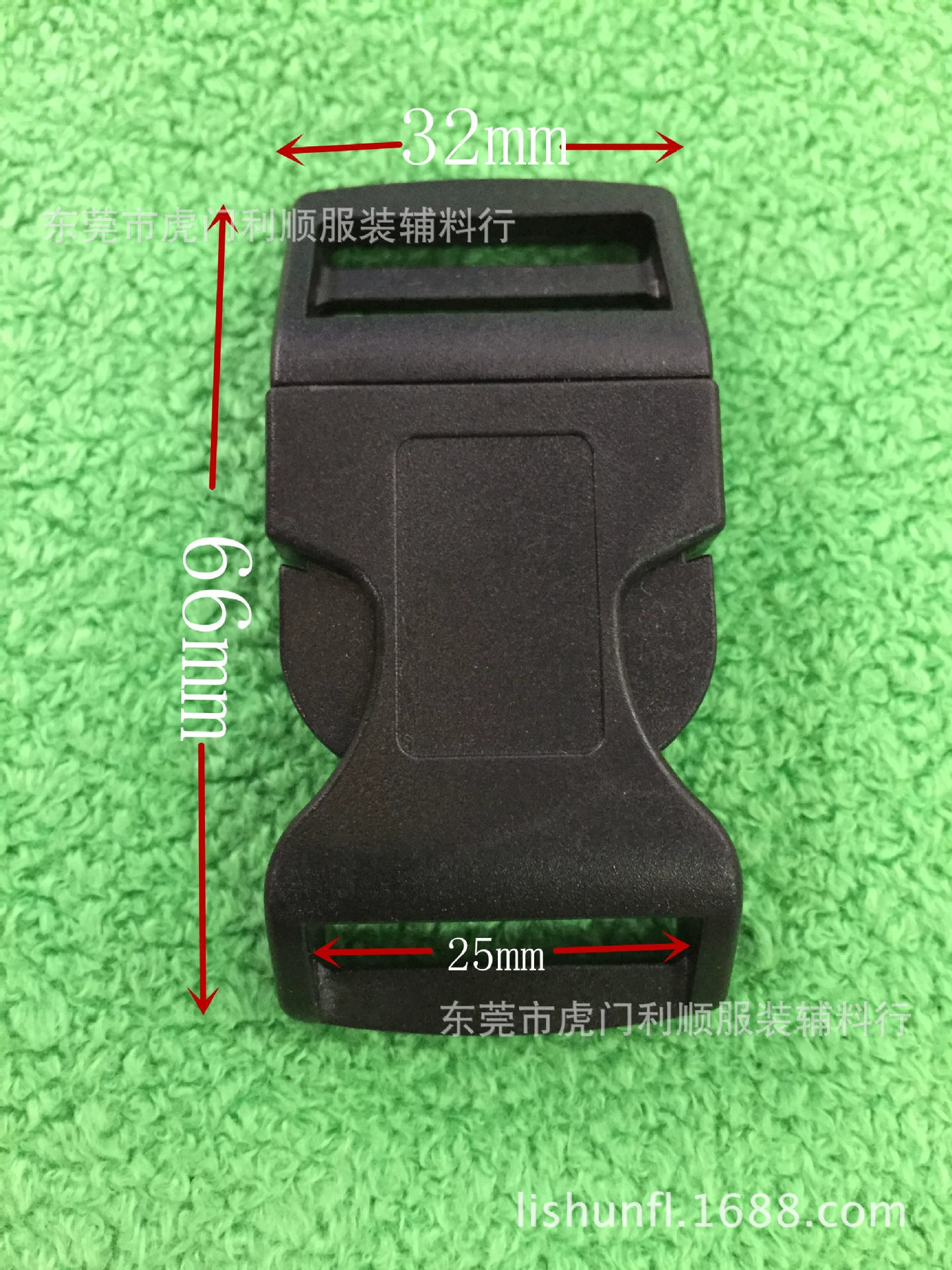 Пятно производителя 25 мм пластиковая изогнутая пряжка 1inch изогнутая пряжка безопасная пряжка 2,5 см пряжка для регулировки поверхности обуви