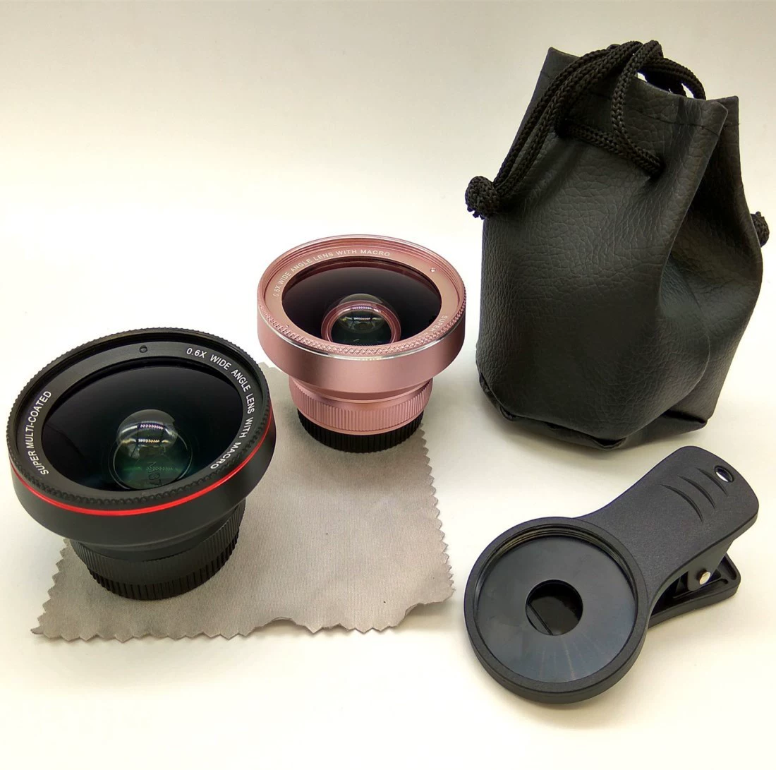 Объектив специальных эффектов мобильного телефона не-деформации ХД макроса объектива 0.6С мобильного телефона Ультра широкоугольный