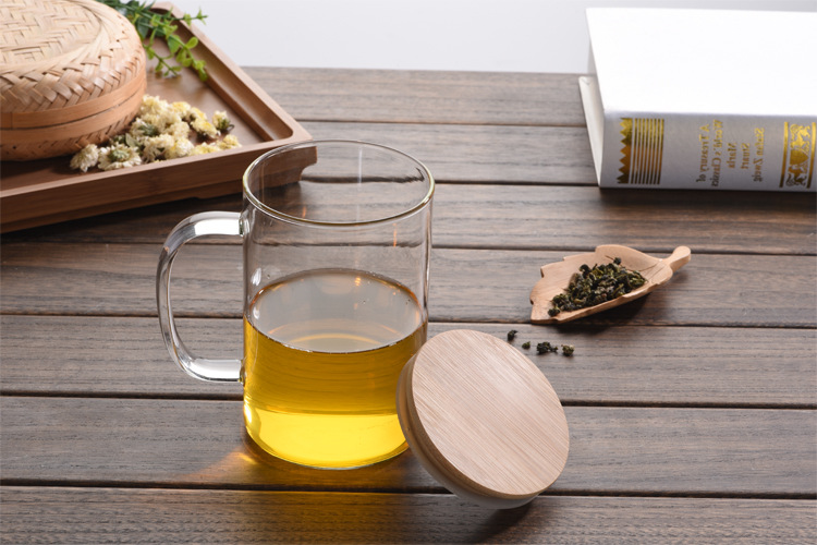 450ml竹盖马克杯大1