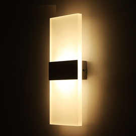 Led壁灯卧室床头灯墙壁灯过道灯阳台灯亚克力过道灯琴键壁灯