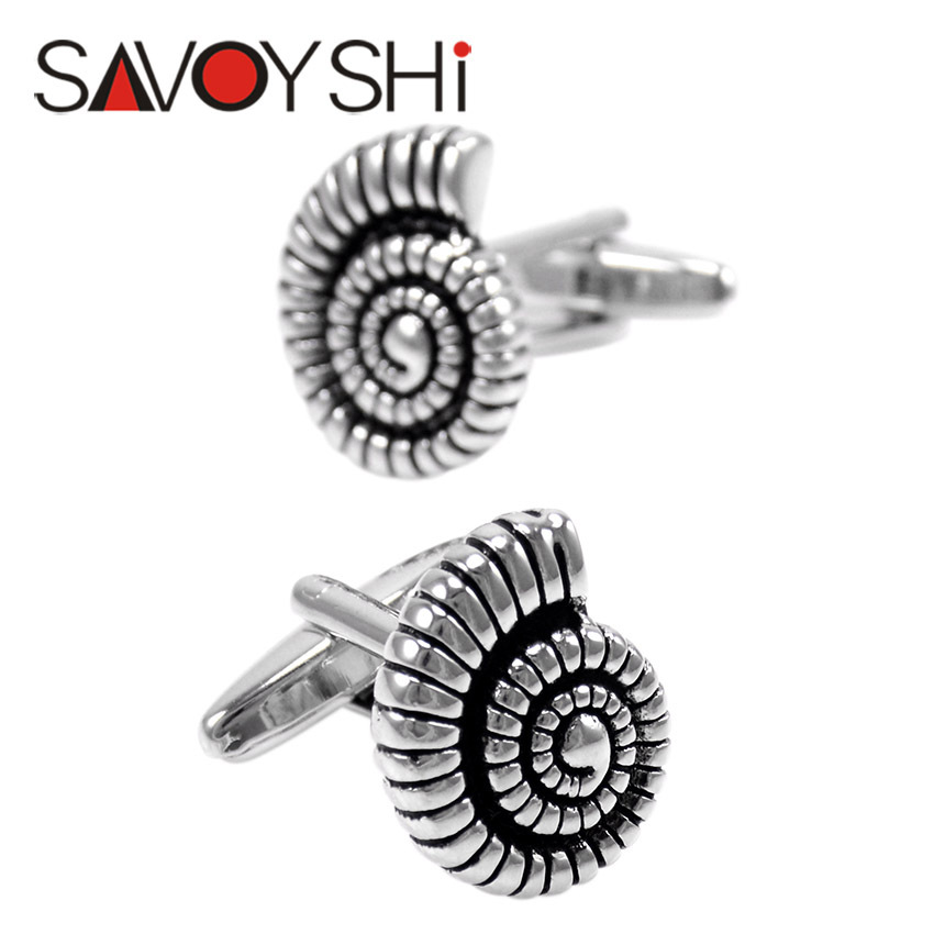Savoie Men's French Shirt Cufflinks Women's Sex Fun Oiled Coloring Field Screw Shape Sleeve Nail Metal Cuff Nail