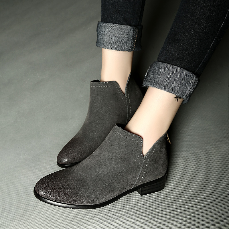 Bottes femme en En cuir - Ref 3354960 Image 4