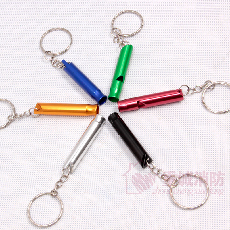 铝合金消防求生户外野外急救逃生口哨训练口哨火灾报警哨子高频哨