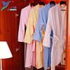 Five-star hotel Bathrobe Terry robes Cotton bathrobe Color White Cotton towel Free embroidery