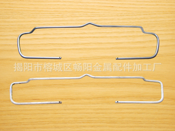 厂家直销金属五金电镀周转箩提手 多型号塑胶物流箱铁耳