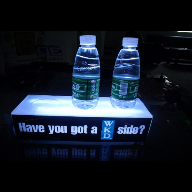 亚克力LED灯发光亚克力饮料展示架压克力制品有机玻璃陈列展示架