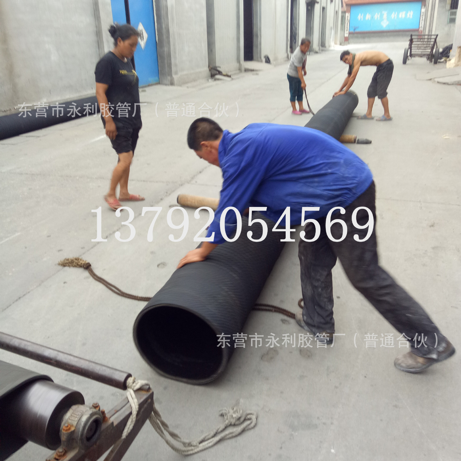 高质量大口径钢丝骨架橡胶管抽水吸沙排泥专用耐磨胶管