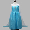 Summer summer clothing, cartoon long skirt for princess, 2021 collection, European style, “Frozen”