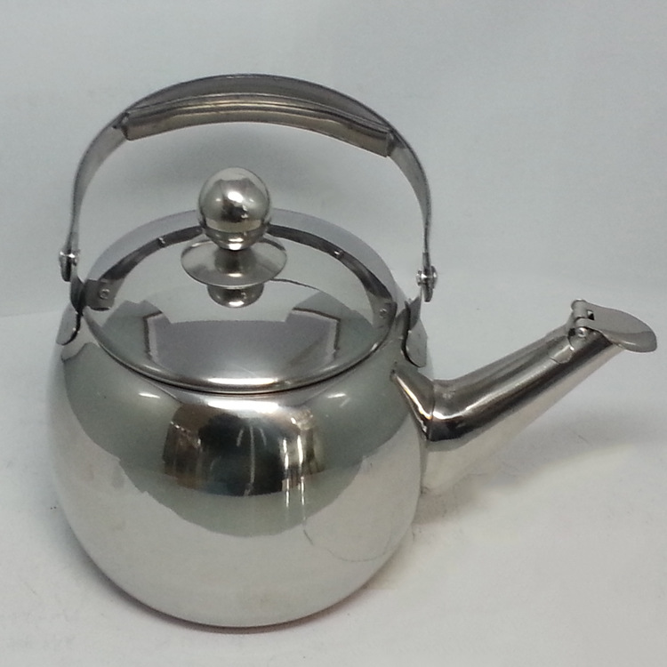 Factory direct sales of stainless steel water kettles for export, European-style round kettles, household multi-functional water kettles, steel handle water kettles wholesale detail image 11