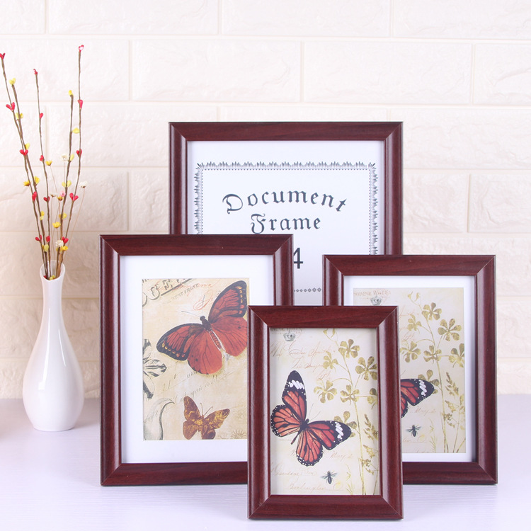 Wooden photo frame
