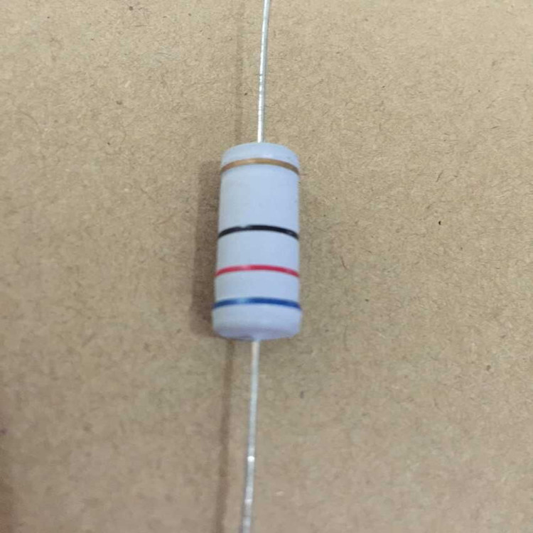 供应不燃性灰色油漆氧化膜电阻铜铁线编带MOF3W  5% 1K