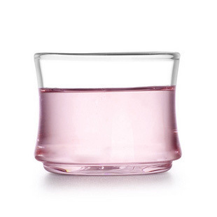 厂特价供应耐热加厚小品杯茶具套装竹节品茗杯单层手工玻璃品茗杯|ru