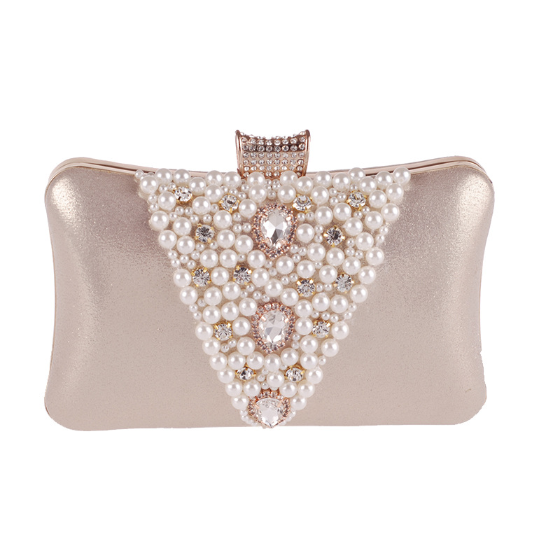 Women's Bag Diamond Evening Party Bag Cocktail Party Pearl Bag Hand Dress Bag display picture 14