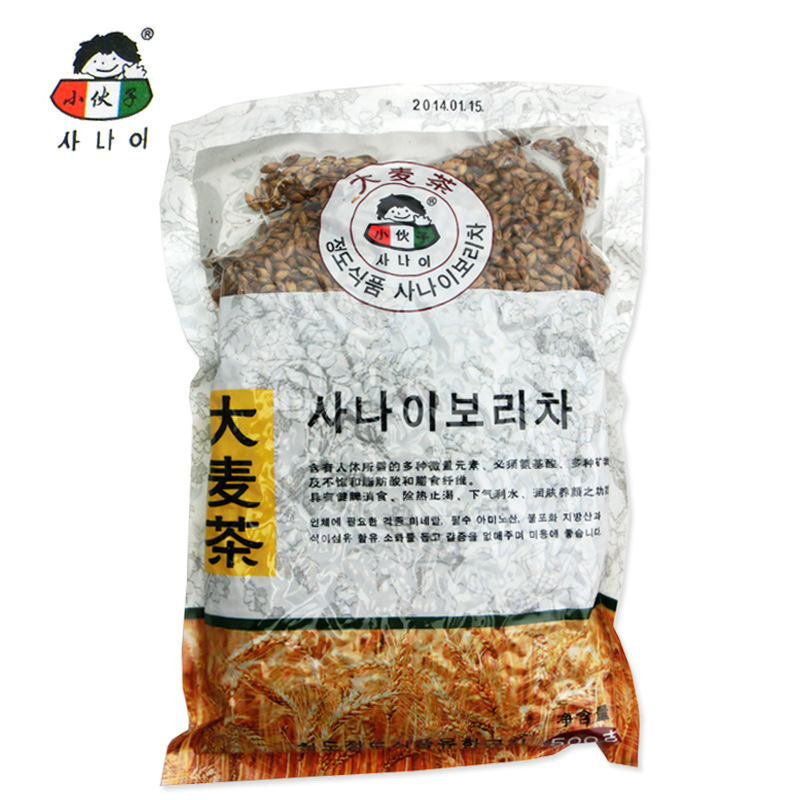 韓式小夥子韓式大麥茶 原味花草茶烘焙型茶 500g*30整箱