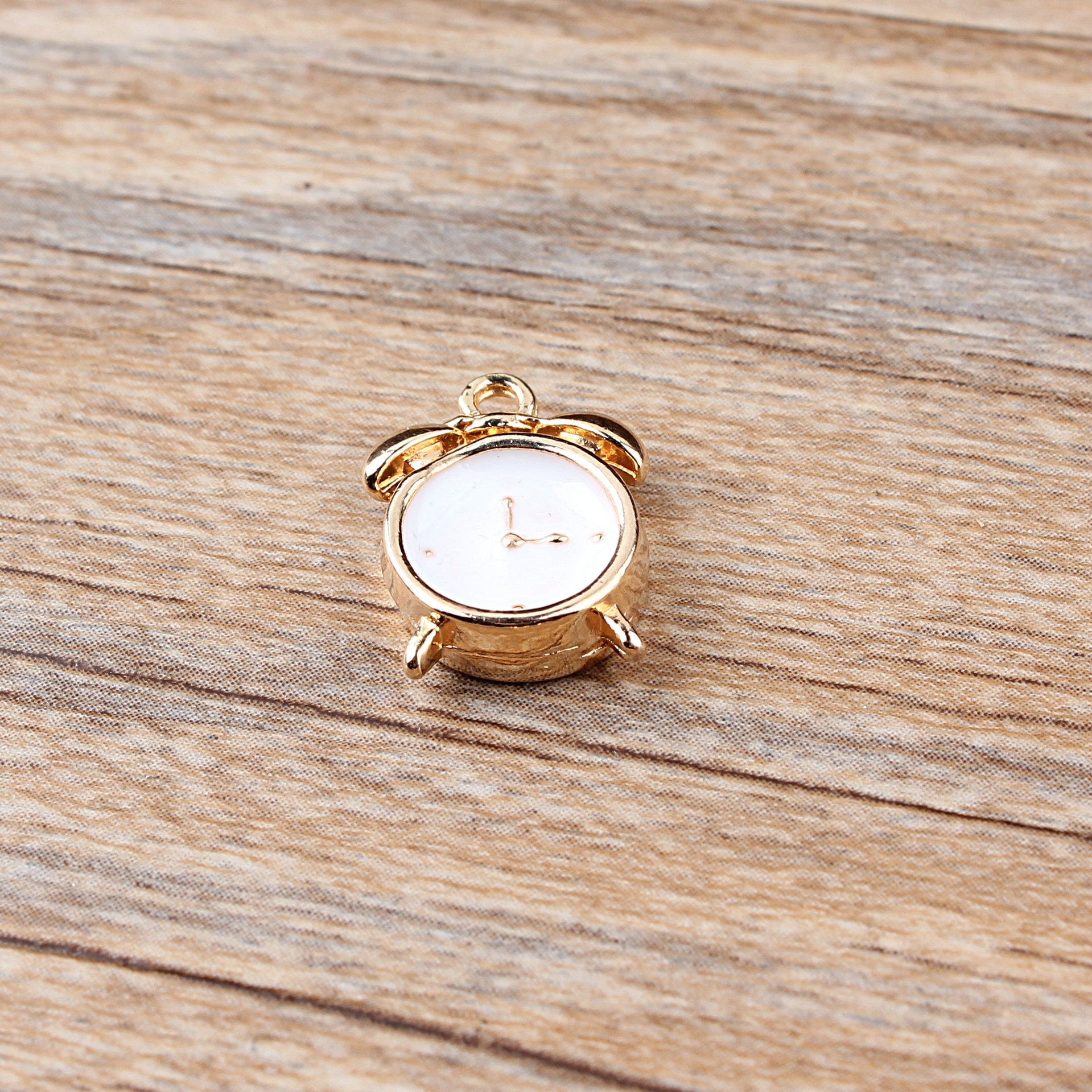 17g Weight Pendant Jewelry Making Type DIY Jewelry Accessories Classification 10 PCS/Package Quantity Alloy Material Clock Pattern Enamel Design Casual, Simple Style Style 10 PCS/Package Alloy Clock Pendant 3
