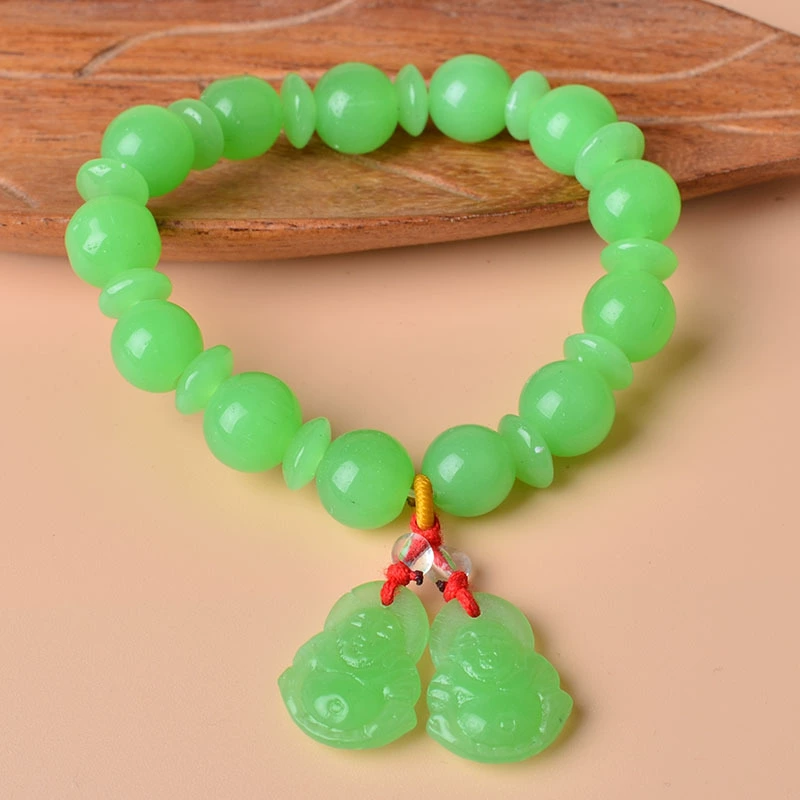 Креативный стойка диаметром 10 мм, стеклянный браслет из имитации нефрита, оптовая продажа мелких товаров в Иу