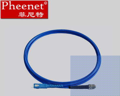 ST-SC 3米铠装单模光纤跳线抗压防鼠咬防水尾纤