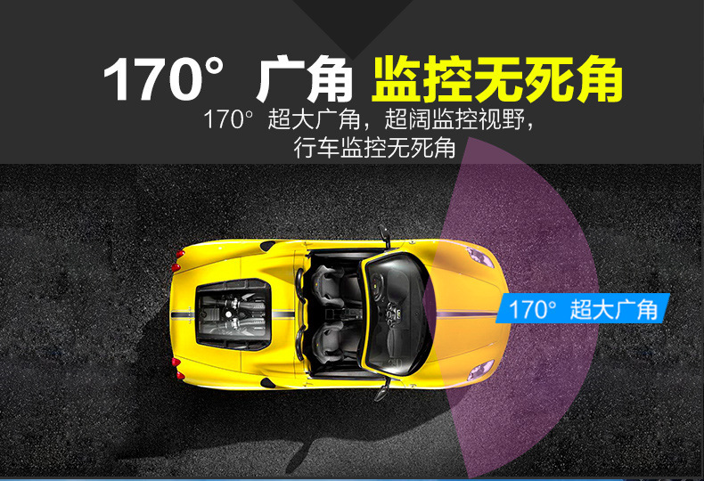 2025 Cross-Border New Model Driving Recorder 4K Driving Recorder with Front and Rear Dual Recording High-Definition 5g Wifi Dash Cam