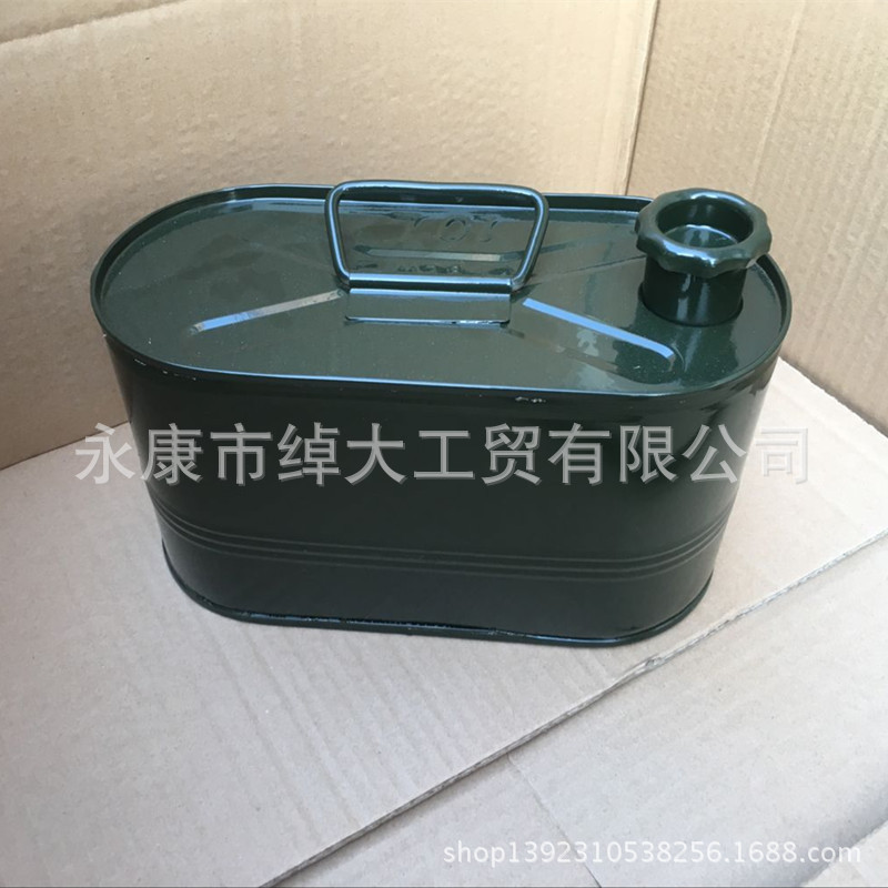 加油站汽油桶5升柴油桶5L细柄铁皮油桶园林工具备用油箱