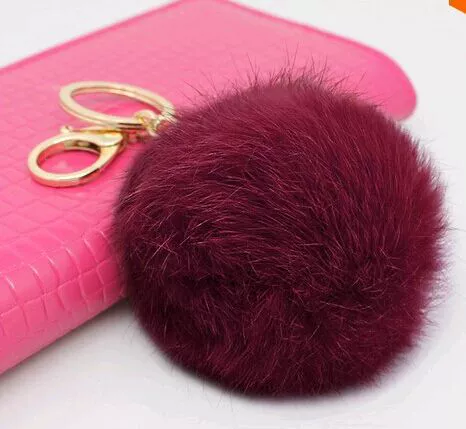 Металлический пуховый шар, модный подвес, брелок, Aliexpress, handmade, 8см