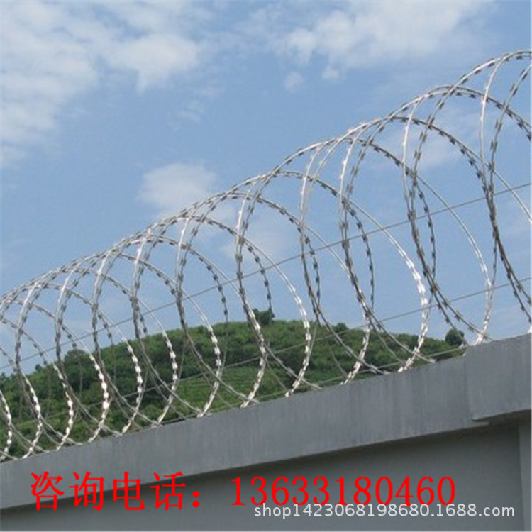 Gill net Wall Theft prevention Manufacturer Spiral blade Barbed Wire Border guard goods in stock supply