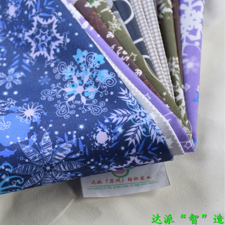 出口俄罗斯600D印花防水PA牛津布箱包童车帐篷折叠椅装饰精品面料