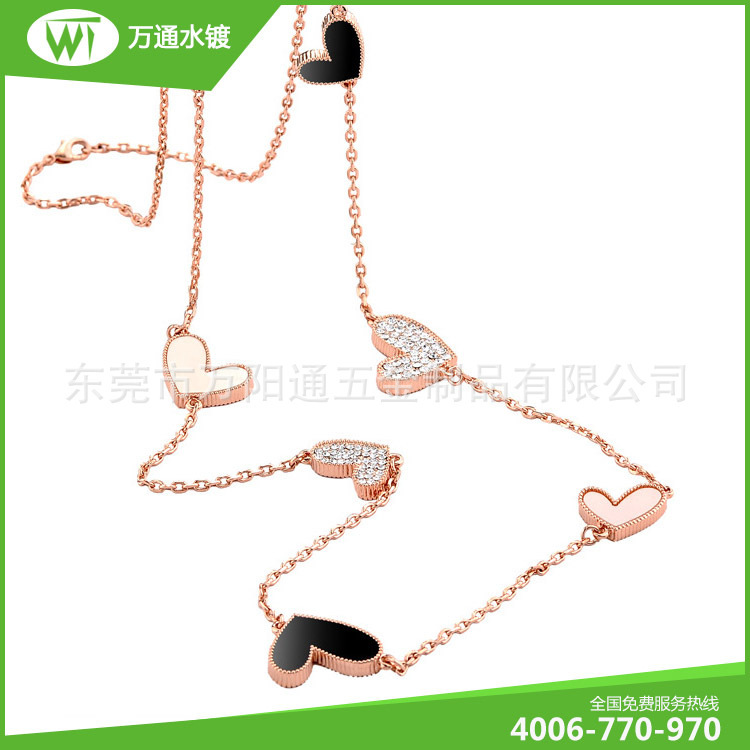 广东电镀厂 提供首饰电镀玫瑰金加工 饰品电镀加工 铜表面处理