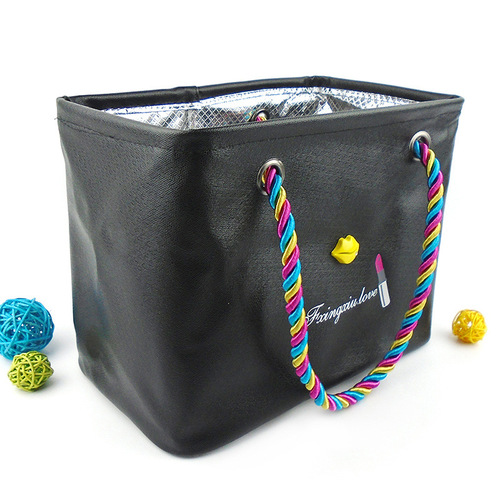 Fashionable large-capacity women's toiletry bag, bath bag, bath basket with leakage net, outdoor travel storage bag, bath bag, bath basket