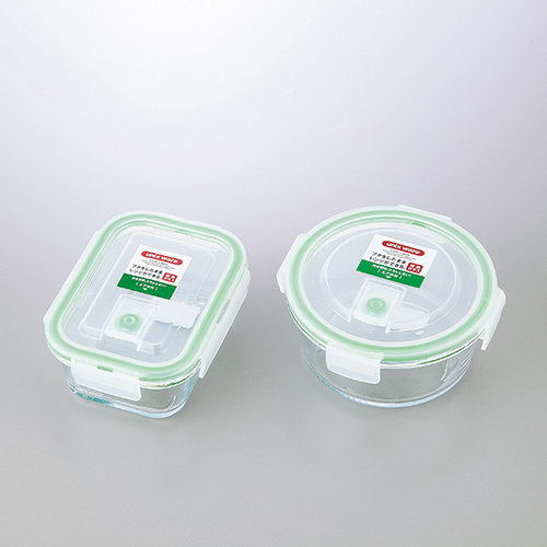 玻璃密封容器 圆形 方形 可微波加热   1-1853 3