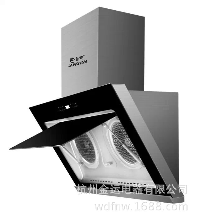 浙江厂家金甸CXW-238-S2款近吸式双电机油烟机健康智能厨房电器