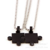 Fashionable golden black brainteaser stainless steel, pendant, necklace, ebay