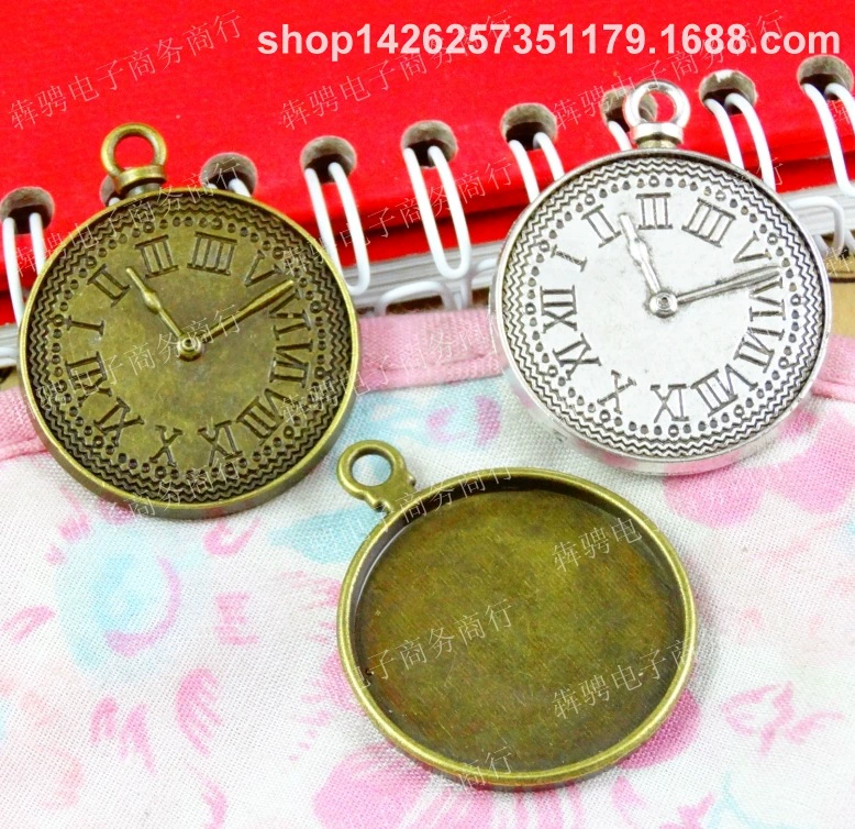 Retro часы, аксессуар, 8 грамм, DIY, 25 мм, 50 шт