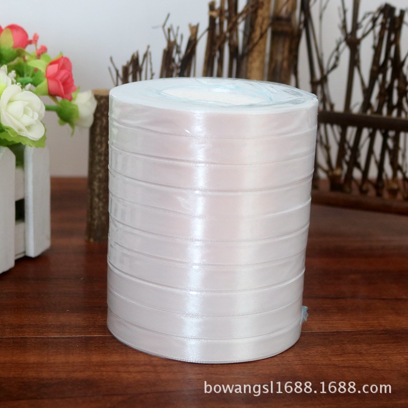 Yiwu venta al por mayor 1cm cinta regalo flor embalaje pastel hornear decoración cinta DIY casual multicolor