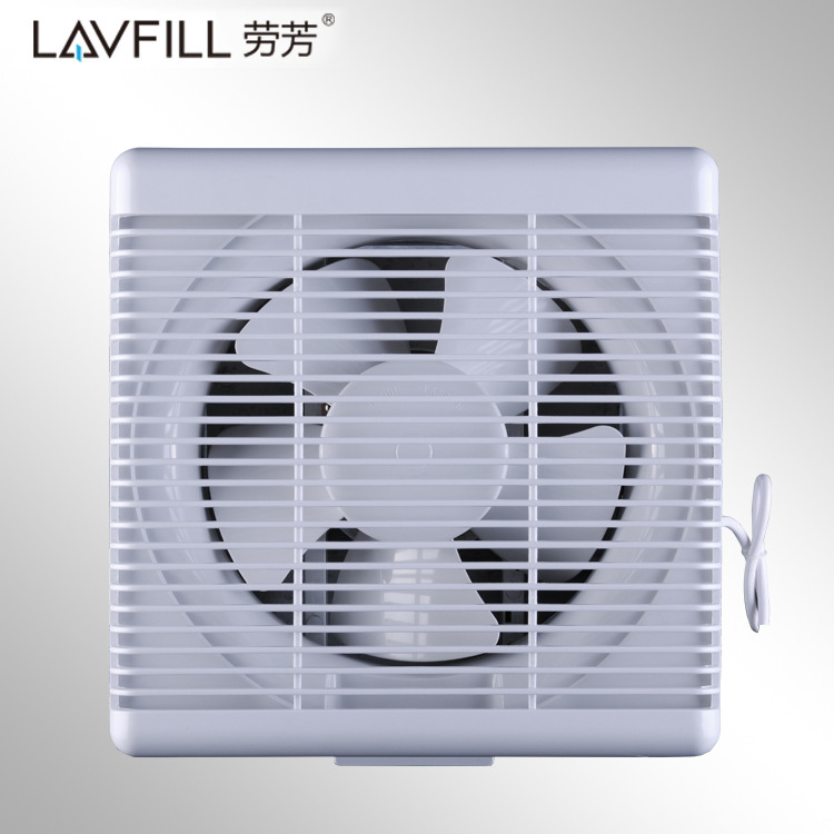 LAVFILL劳芳12寸单向风压排气扇百叶窗换气扇抽油烟排风强抽风机