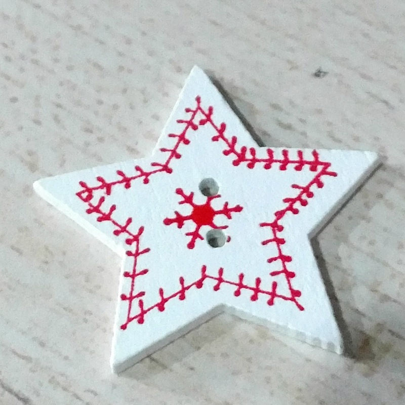 3,1*3,1 * Estrella de cinco puntas * Pintura * 25 piezas por paquete