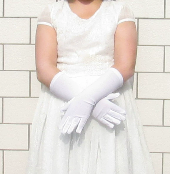 Long gloves, colored children's wedding dress, wholesale, halloween