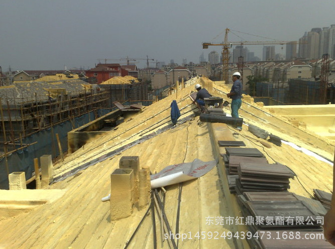 020东莞厂家聚氨酯保温隔热喷涂AB组合料发泡PU黑白料