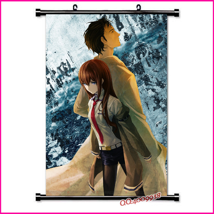 动漫挂画订制 命运石之门 Steins;Gate 卷轴挂画布画 漫展批发-阿里巴巴