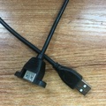 厂家供应1.5米 USB线一公一母 延长线 带屏蔽USB数据线 全铜线芯