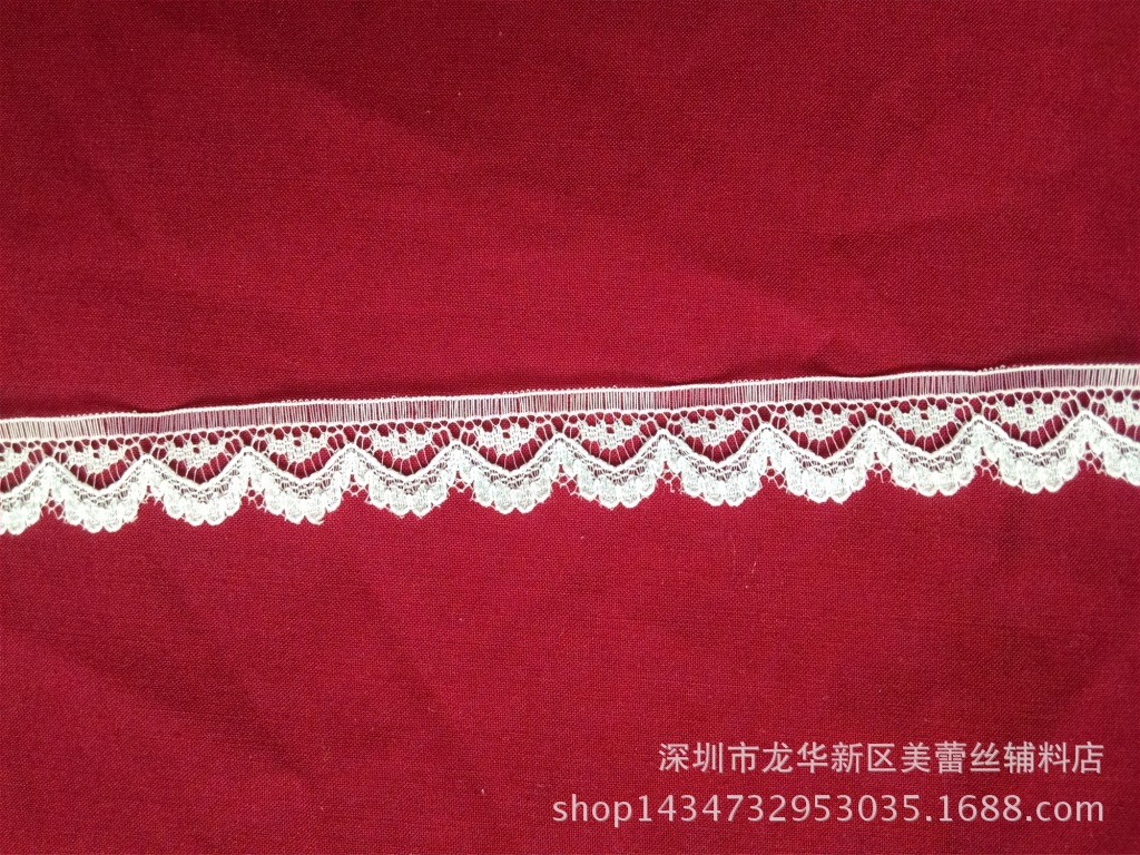 爆款！蕾丝织带花边大全1.5CM锦纶diy辅料镶边手工diy花纹