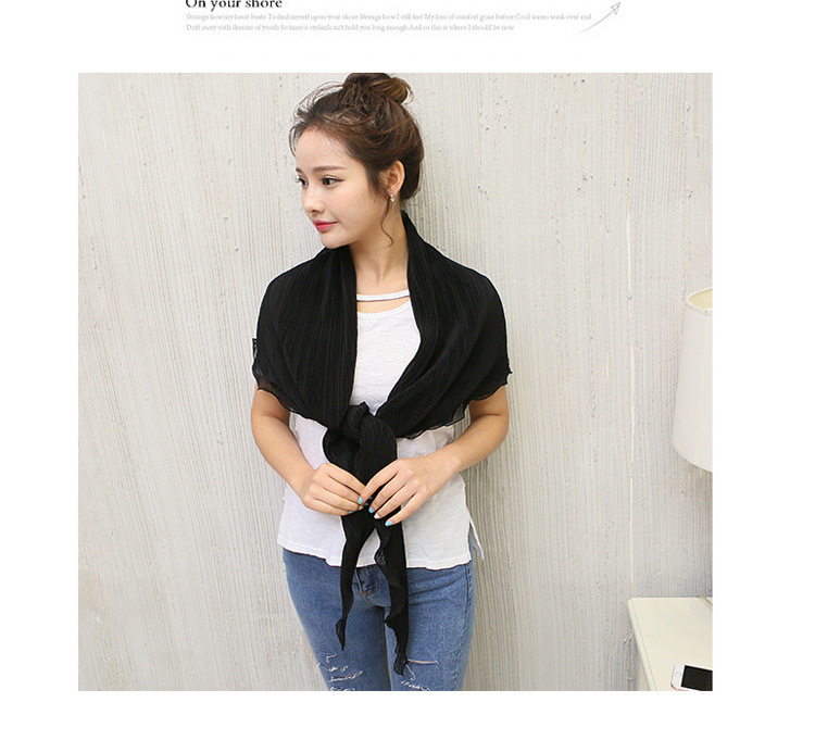 压皱防晒披肩