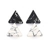Accessory, marble earrings, Amazon, wholesale, European style, simple and elegant design