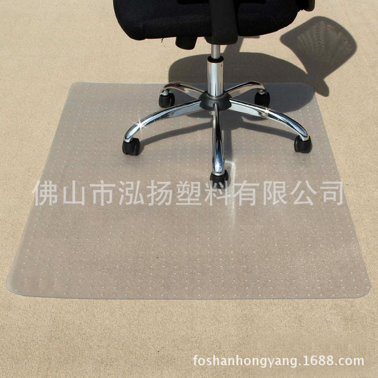 透明长方形办公室椅子垫/家用带钉椅子垫/防滑垫保护地毯转轮椅子