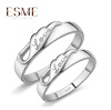 Fashionable brand universal one size ring for beloved suitable for men and women, Korean style