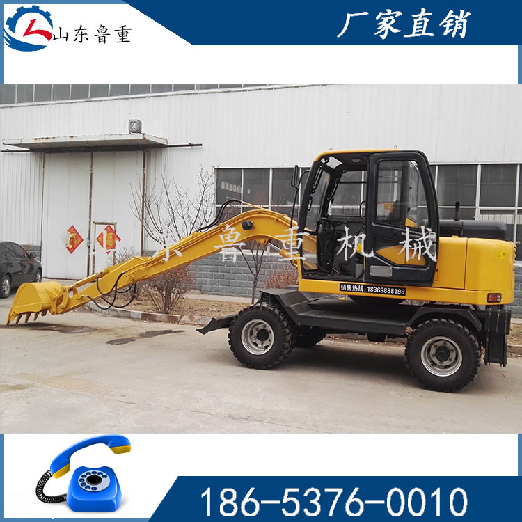 土方轮胎式挖掘机 微型挖掘机价格 质量保障 货真价实